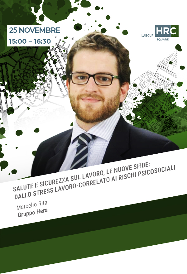 Immagine dell'evento: Salute e sicurezza sul lavoro, le nuove sfide: dallo stress lavoro-correlato ai rischi psicosociali