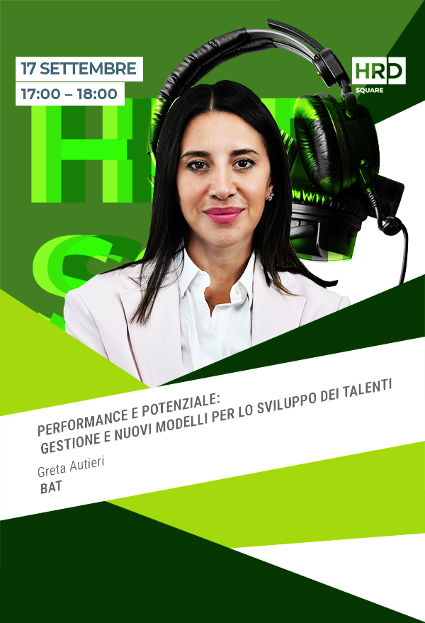 Immagine dell'evento: PERFORMANCE E POTENZIALE: GESTIONE E NUOVI MODELLI PER LO SVILUPPO DEI TALENTI