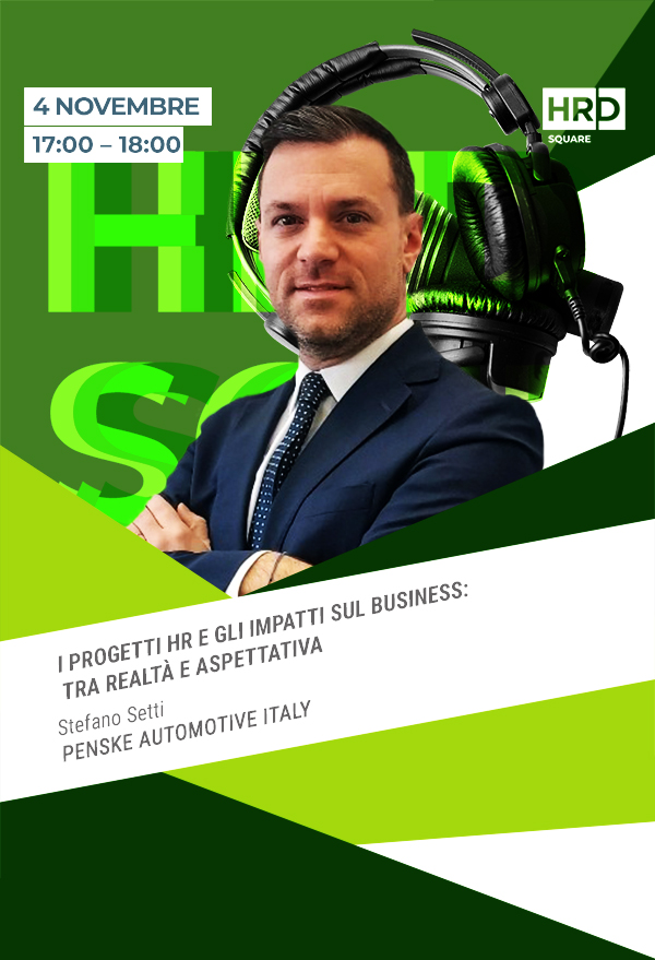 Immagine dell'evento: I PROGETTI HR E GLI IMPATTI SUL BUSINESS: TRA REALTÀ E ASPETTATIVA