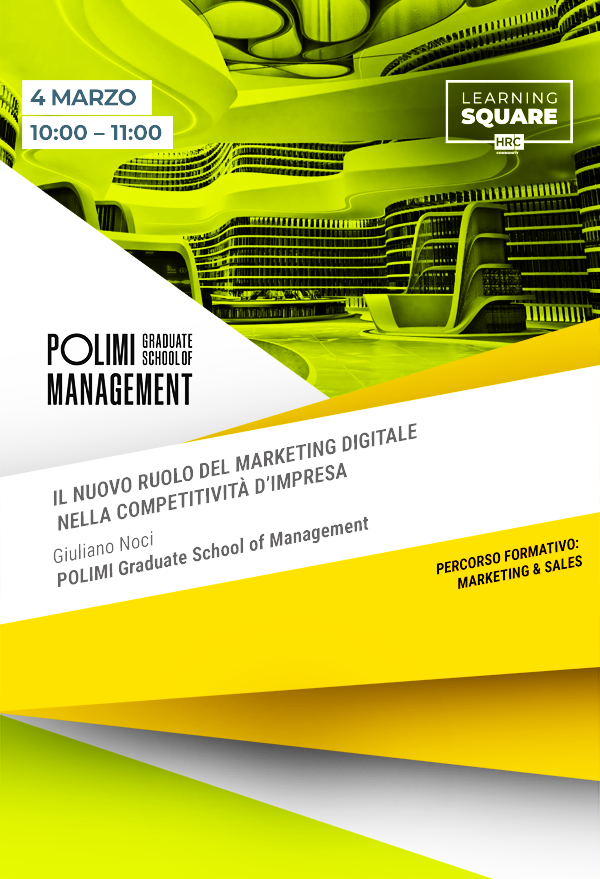 Immagine dell'evento: IL NUOVO RUOLO DEL MARKETING DIGITALE NELLA COMPETITIVITÀ D’IMPRESA