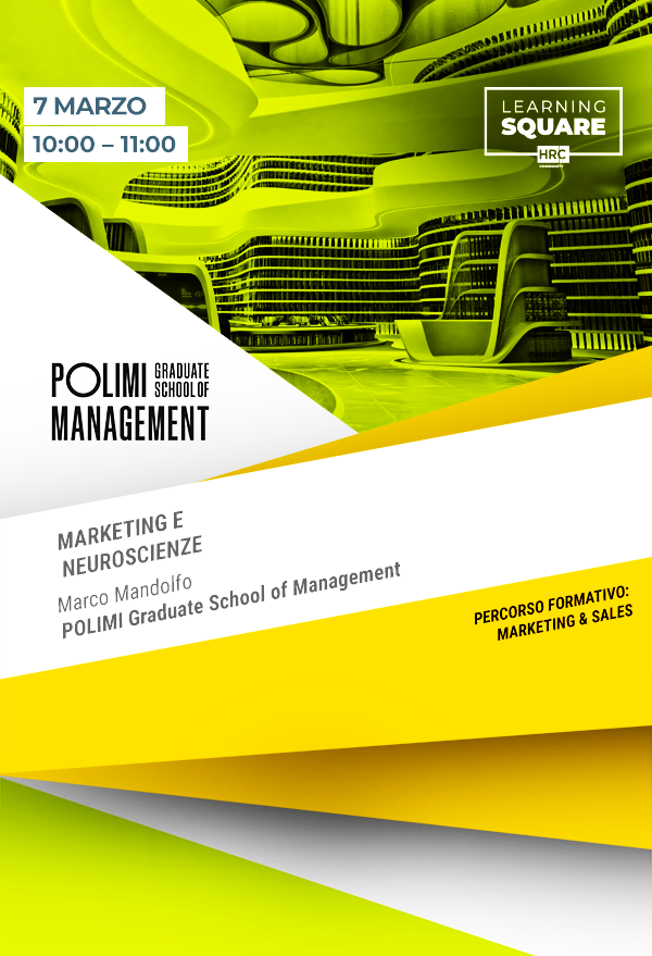 Immagine dell'evento: MARKETING E NEUROSCIENZE