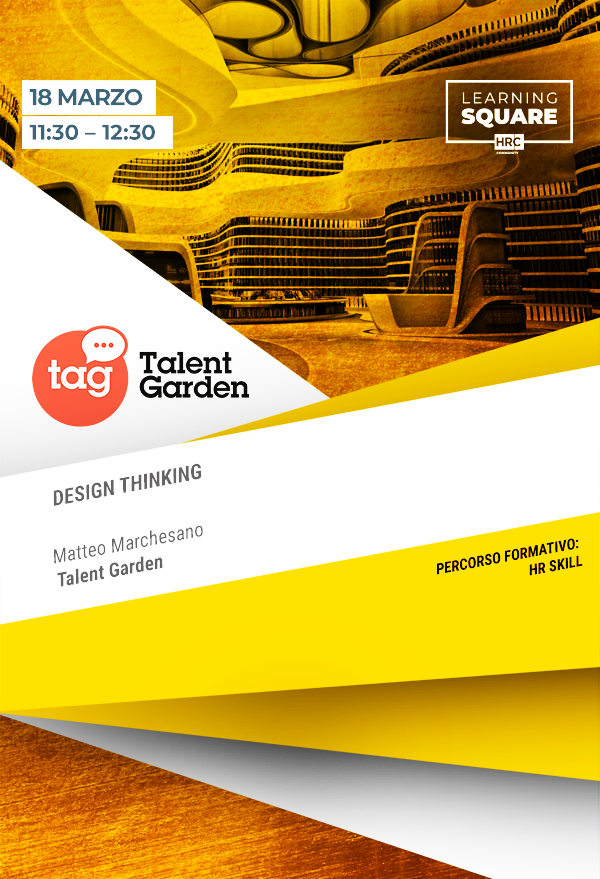 Immagine dell'evento: DESIGN THINKING