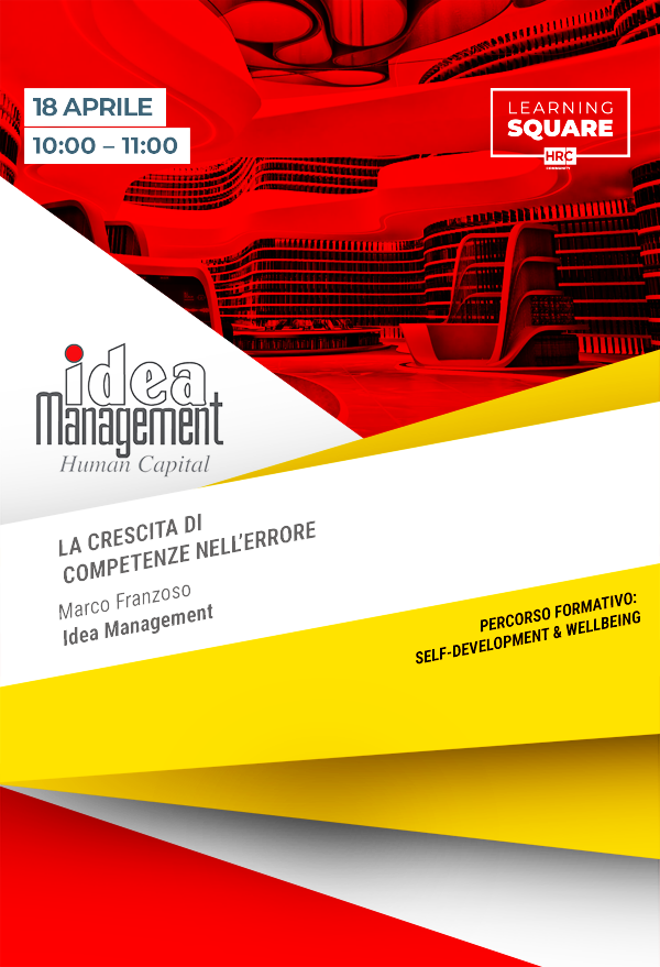 Immagine dell'evento: LA CRESCITA DI COMPETENZE NELL’ERRORE