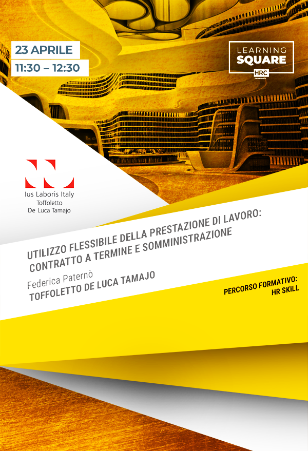 Immagine dell'evento: IL WELFARE AZIENDALE NEI SISTEMI DI COMPENSATION COME FATTORE DI ATTRACTION E RETENTION  