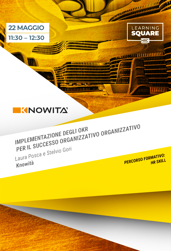 Immagine dell'evento: Implementazione degli OKR per il successo organizzativo organizzativo