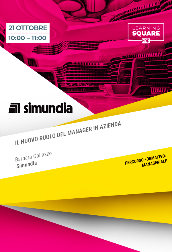Immagine dell'evento: IL NUOVO RUOLO DEL MANAGER IN AZIENDA