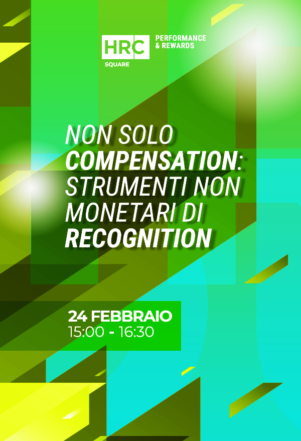 Immagine dell'evento: Non solo compensation: strumenti non monetari di recognition