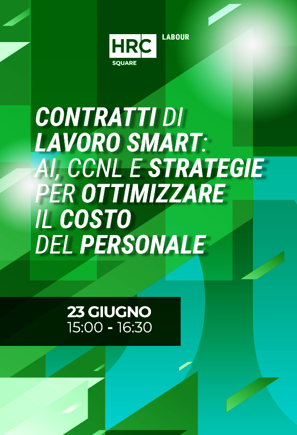 Immagine dell'evento: Contratti di lavoro smart: AI, CCNL e strategie per ottimizzare il costo del personale