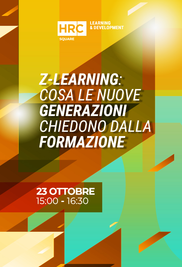 Immagine dell'evento: Z-learning: cosa le nuove generazioni chiedono dalla formazione