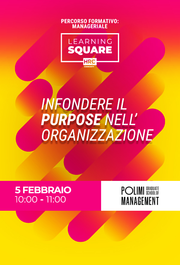 Immagine dell'evento: Infondere il Purpose nell’Organizzazione