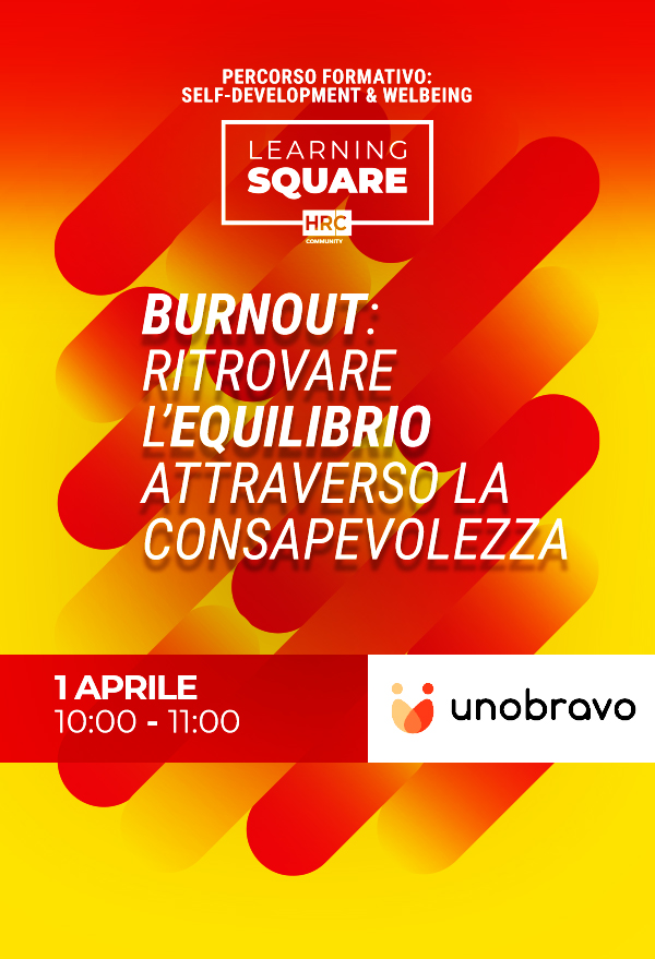 Immagine dell'evento: Burnout: ritrovare l’equilibrio attraverso la consapevolezza