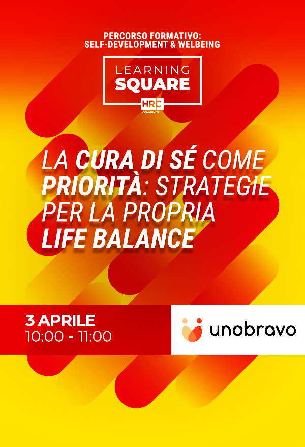 Immagine dell'evento: La cura di sé come priorità: strategie per la propria life balance