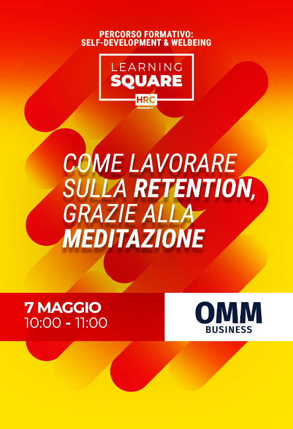 Immagine dell'evento: Come lavorare sulla retention, grazie alla meditazione