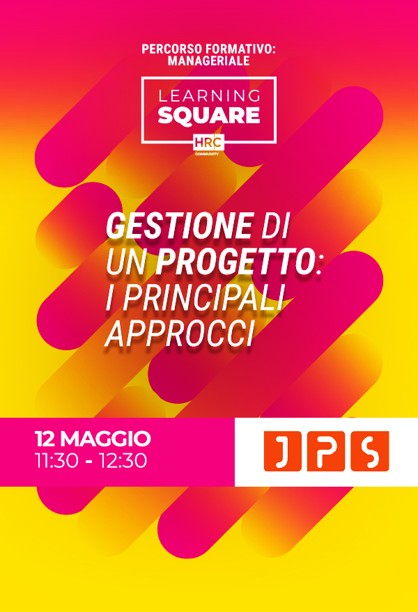 Immagine dell'evento: Gestione di un progetto: i principali approcci