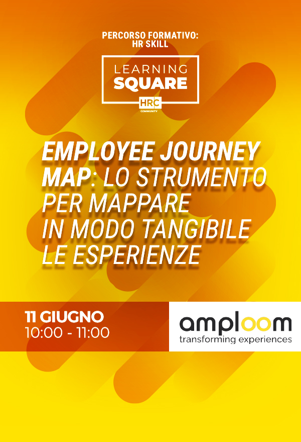 Immagine dell'evento: Employee Journey Map: lo strumento per mappare in modo tangibile le esperienze