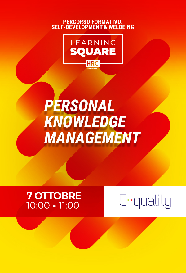 Immagine dell'evento: Personal knowledge management