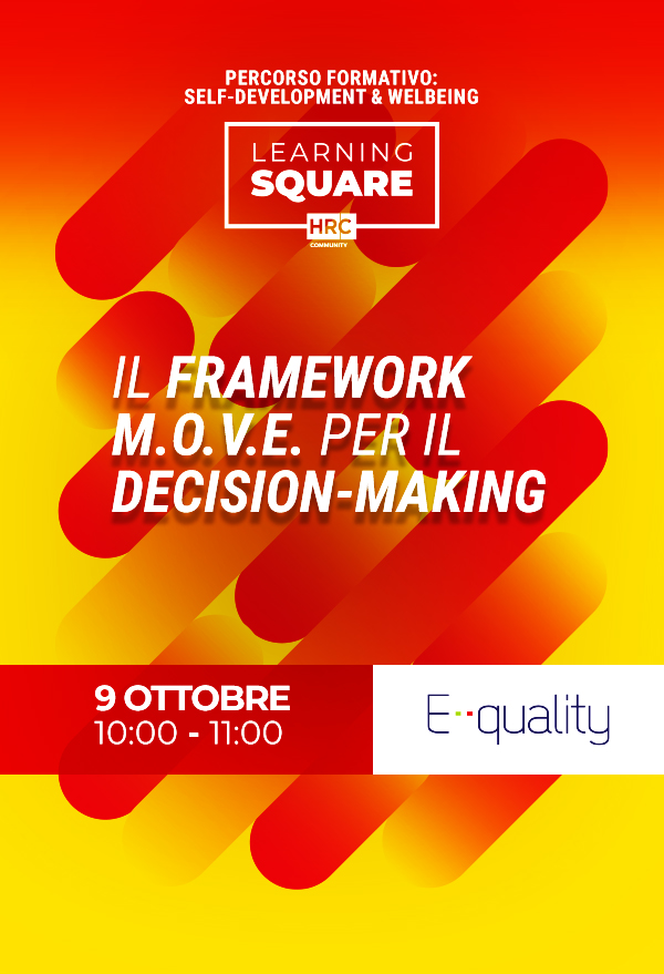 Immagine dell'evento: Il framework M.O.V.E. per il decision-making
