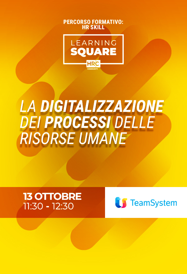 Immagine dell'evento: La digitalizzazione dei processi di risorse umane