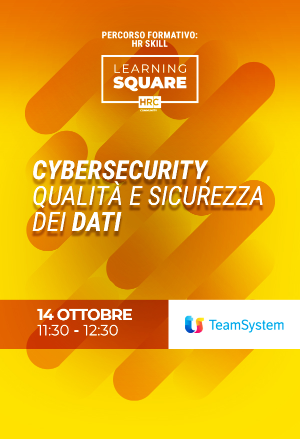 Cybersecurity, qualità e sicurezza dei dati