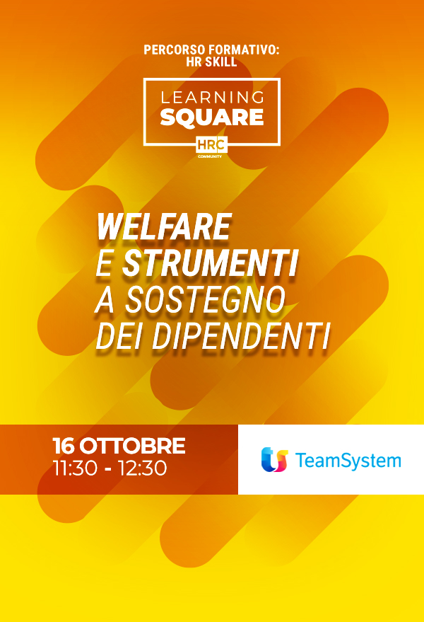 Immagine dell'evento: Welfare e strumenti a sostegno dei dipendenti