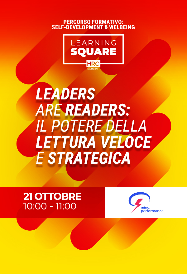 Immagine dell'evento: Leaders are readers: il potere della lettura veloce e strategica