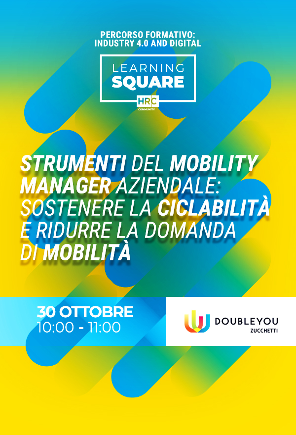Immagine dell'evento: Gli strumenti del mobility manager aziendale: sostenere la ciclabilità e ridurre la domanda di mobilità