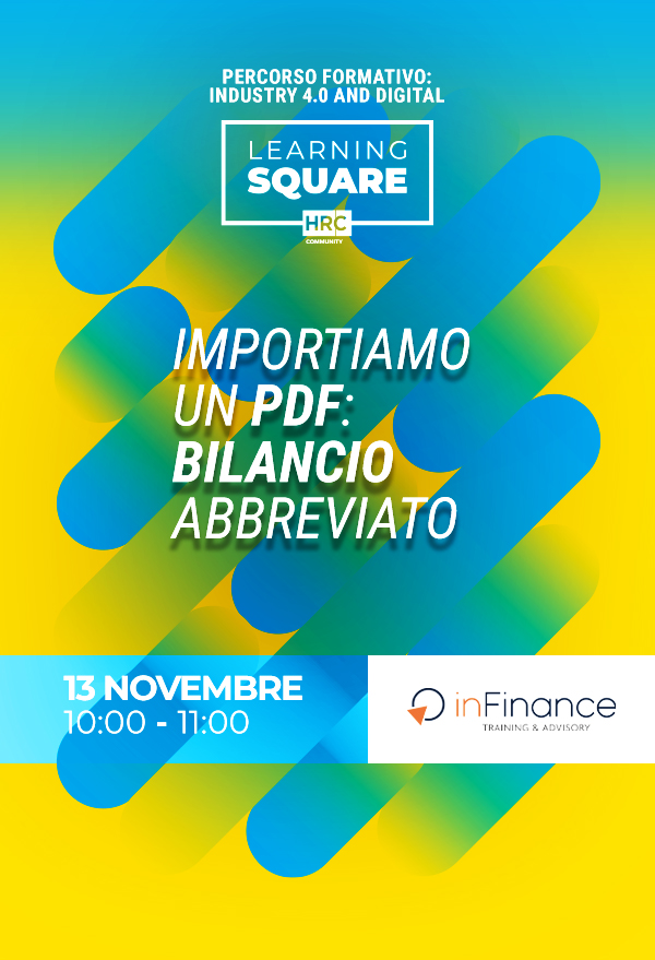 Importiamo un PDF: bilancio abbreviato