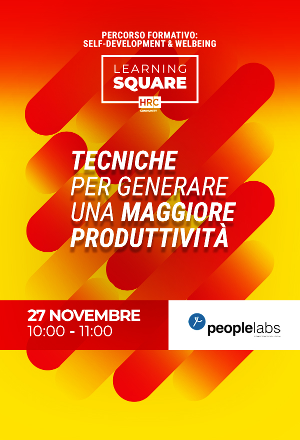 Tecniche per generare una maggiore produttività