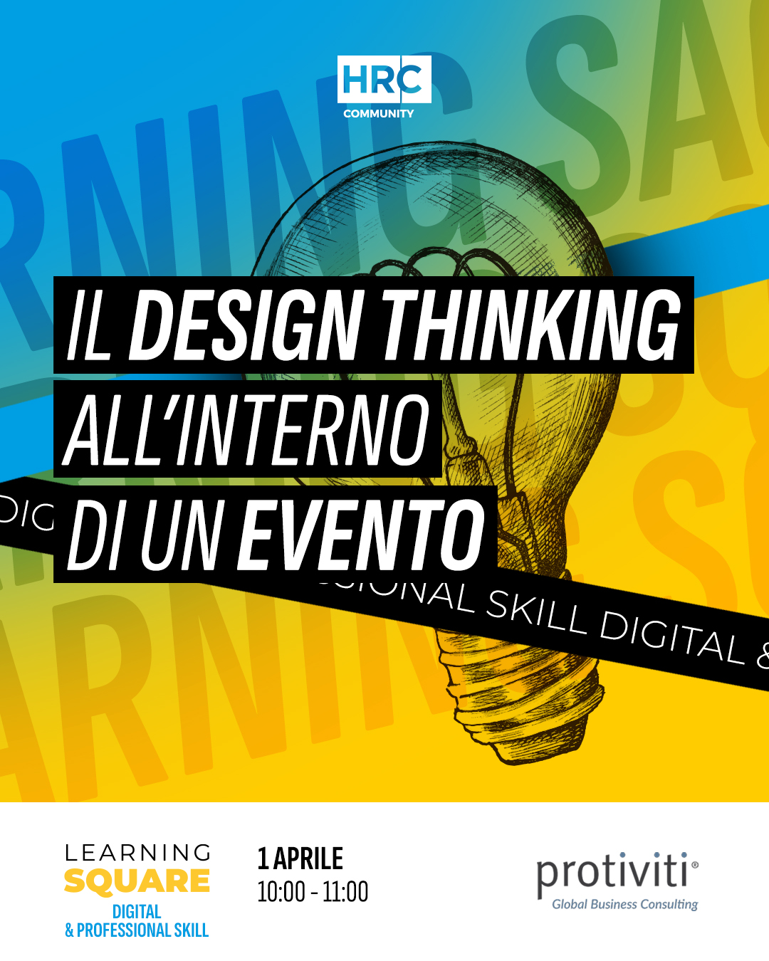 Il Design Thinking all’interno di un evento