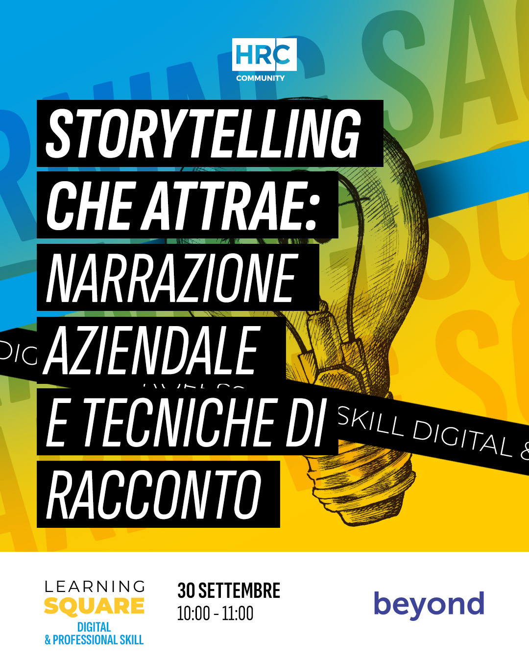 Immagine dell'evento: Storytelling che attrae: narrazione aziendale e tecniche di racconto