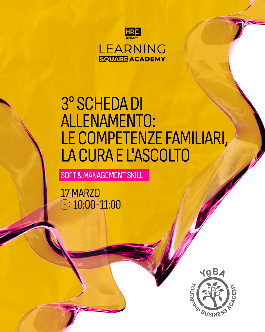 3° scheda di allenamento: le competenze familiari: la cura e l'ascolto