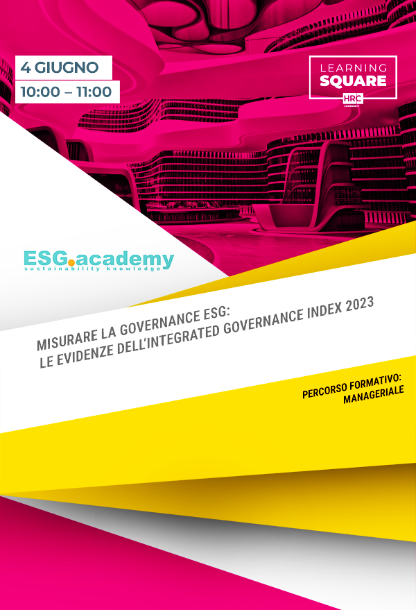 MISURARE LA GOVERNANCE ESG: LE EVIDENZE DELL’INTEGRATED GOVERNANCE INDEX 2023