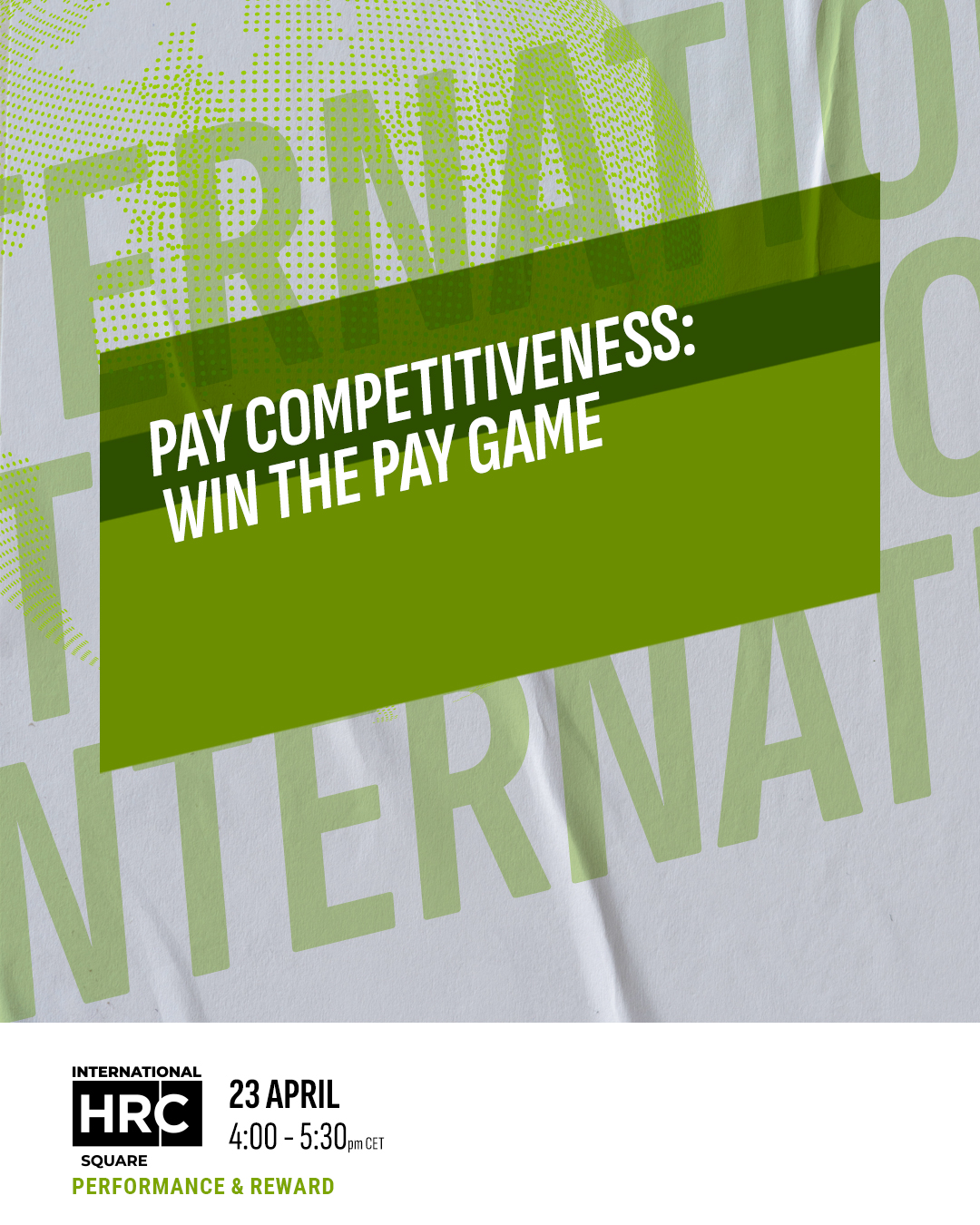 Evento Pay Competitiveness: Win the Pay Game