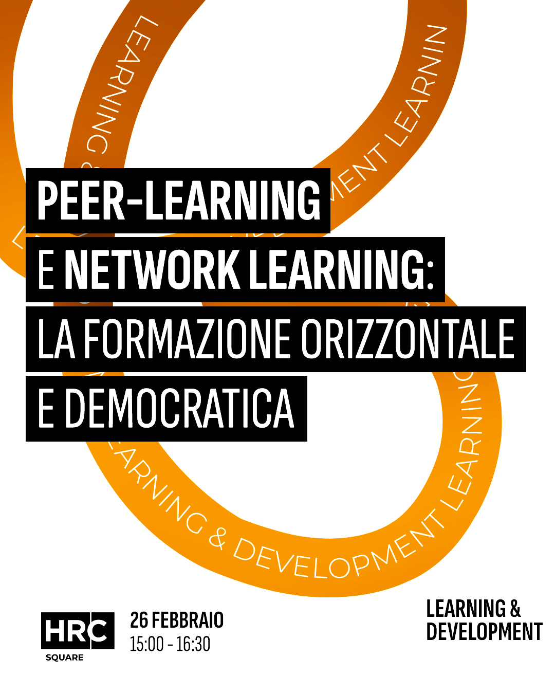 Evento Peer-learning e networked learning: la formazione orizzontale e democratica