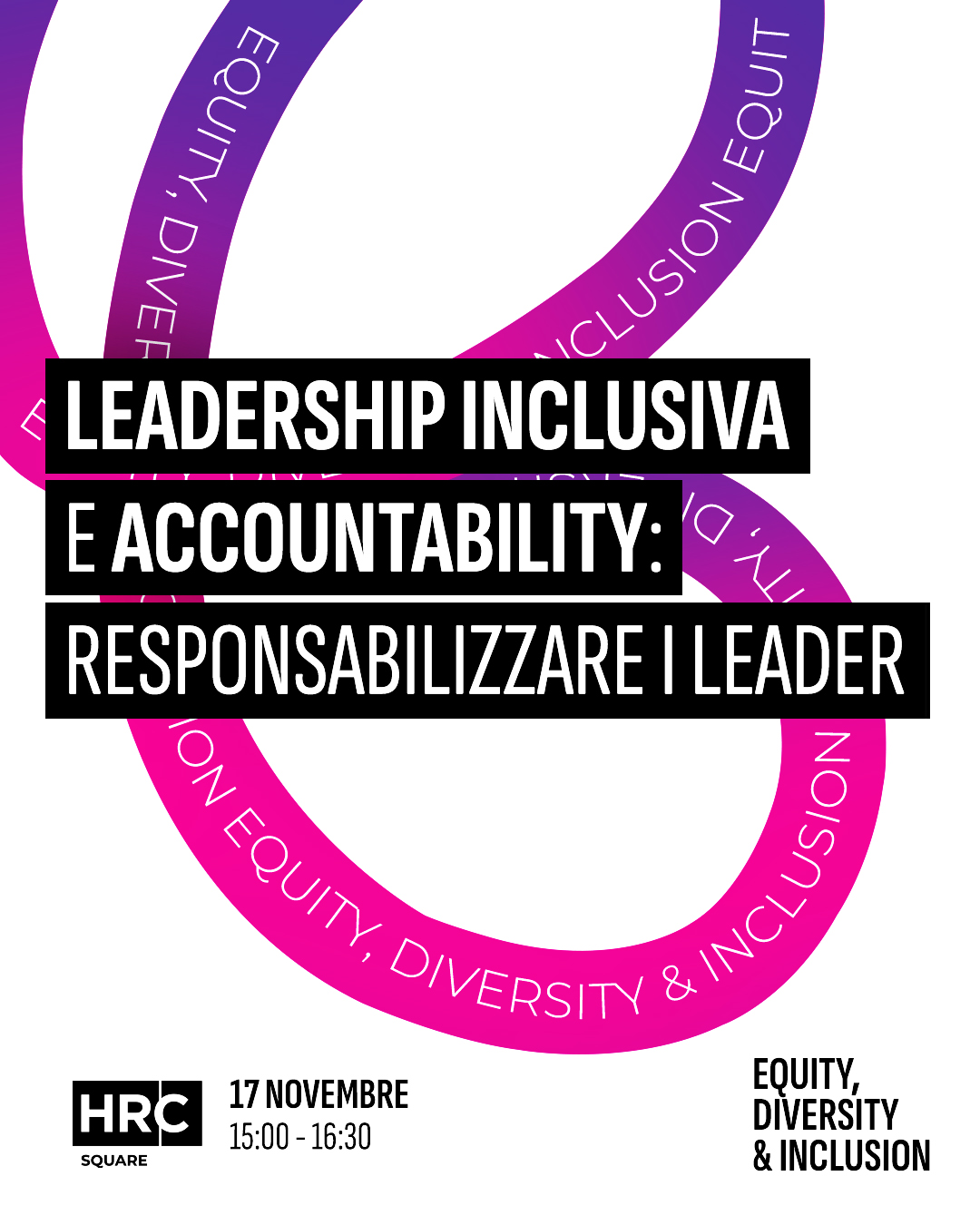 Evento Leadership Inclusiva e Accountability: responsabilizzare i leader