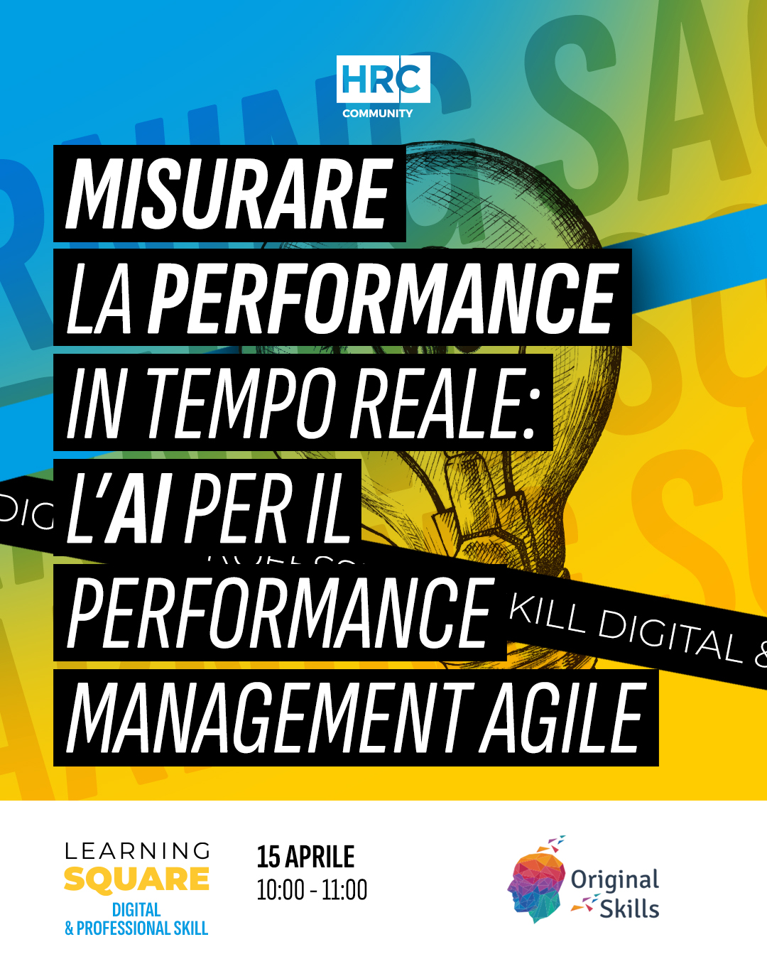 Evento Misurare la performance in tempo reale: l’AI per il performance management agile