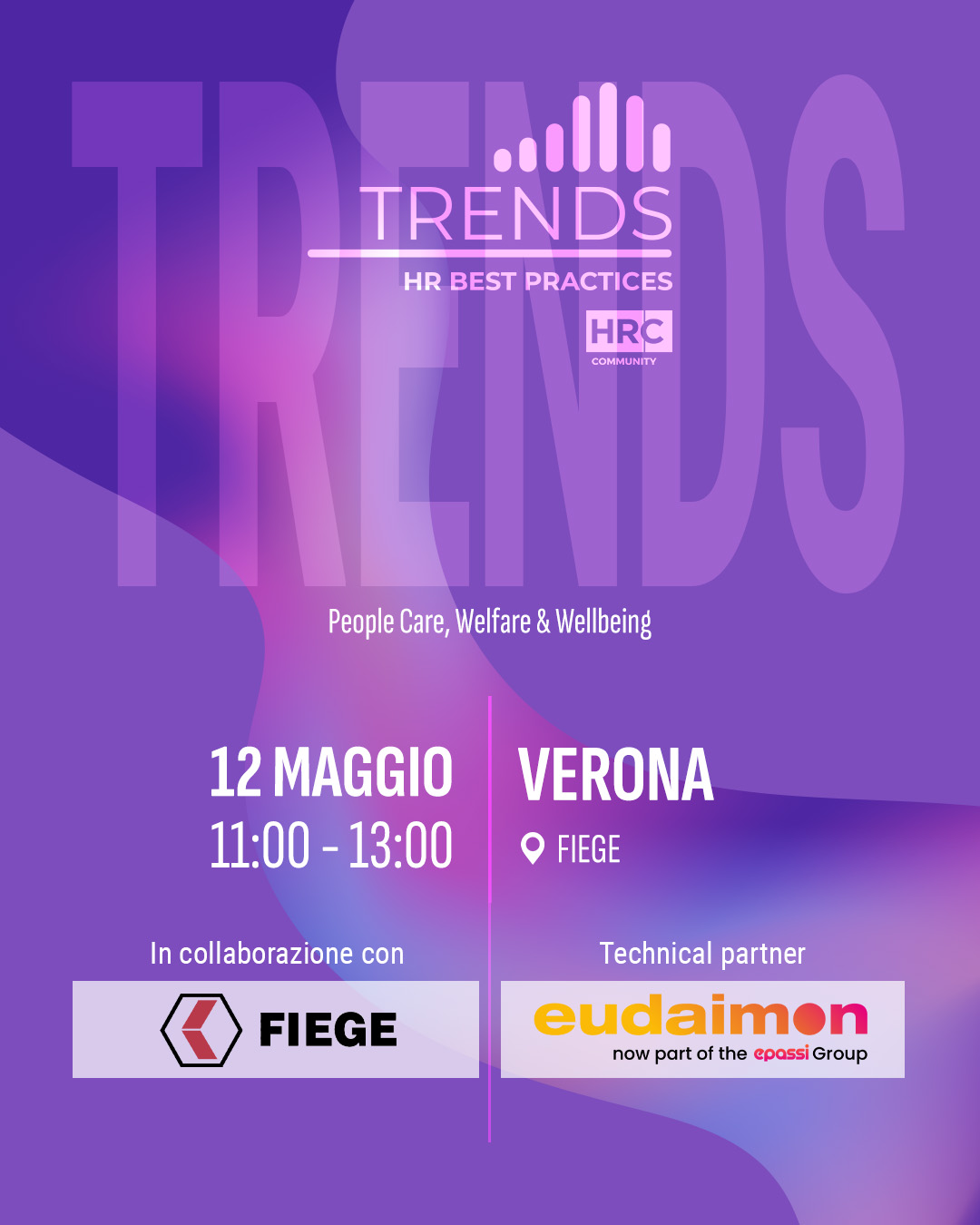 Logo People Care, Welfare & Wellbeing TRENDS - Triveneto
